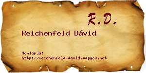 Reichenfeld Dávid névjegykártya